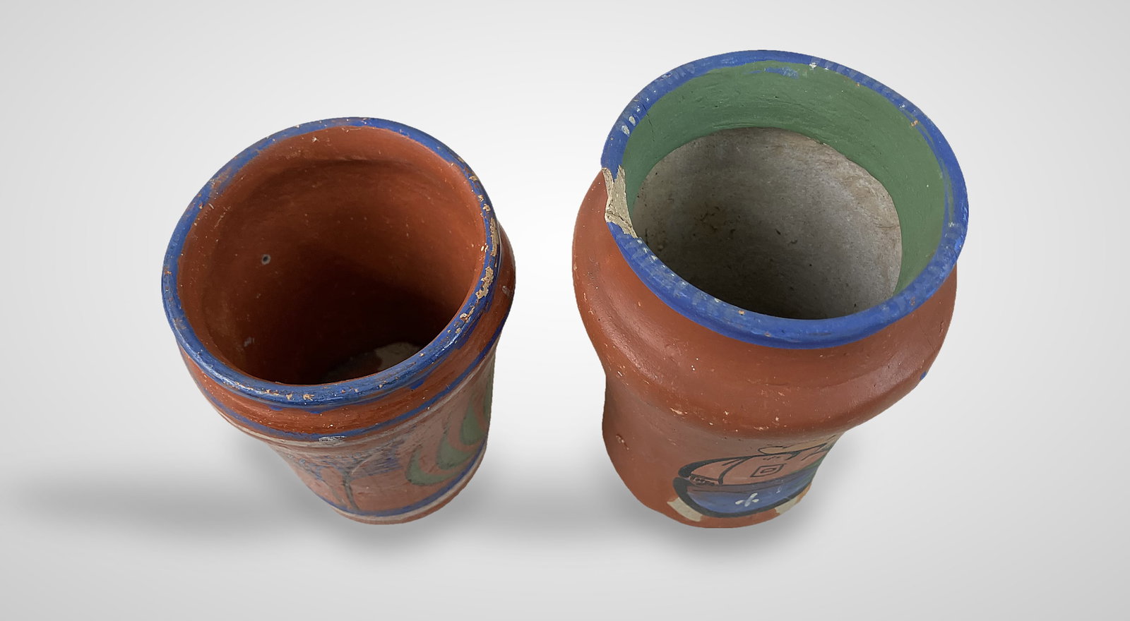 Mexican Folk Art Pottery Vases - 12