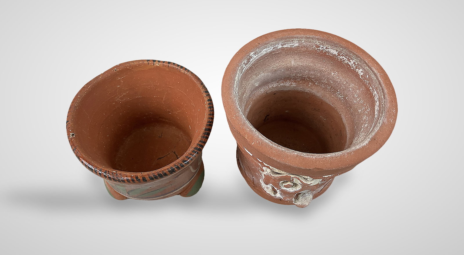 Mexican Folk Art Pottery Vases - 5