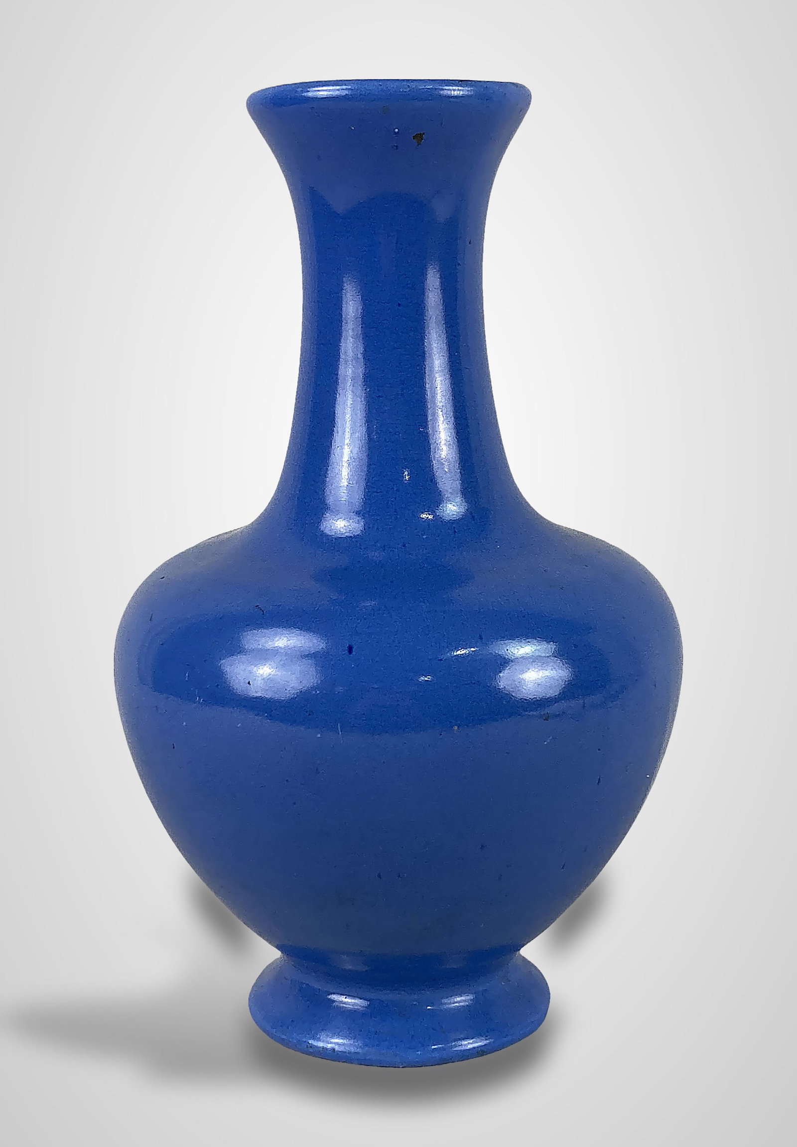 Early 20th Century Marmor Blue Flower Vase (1 of 7)