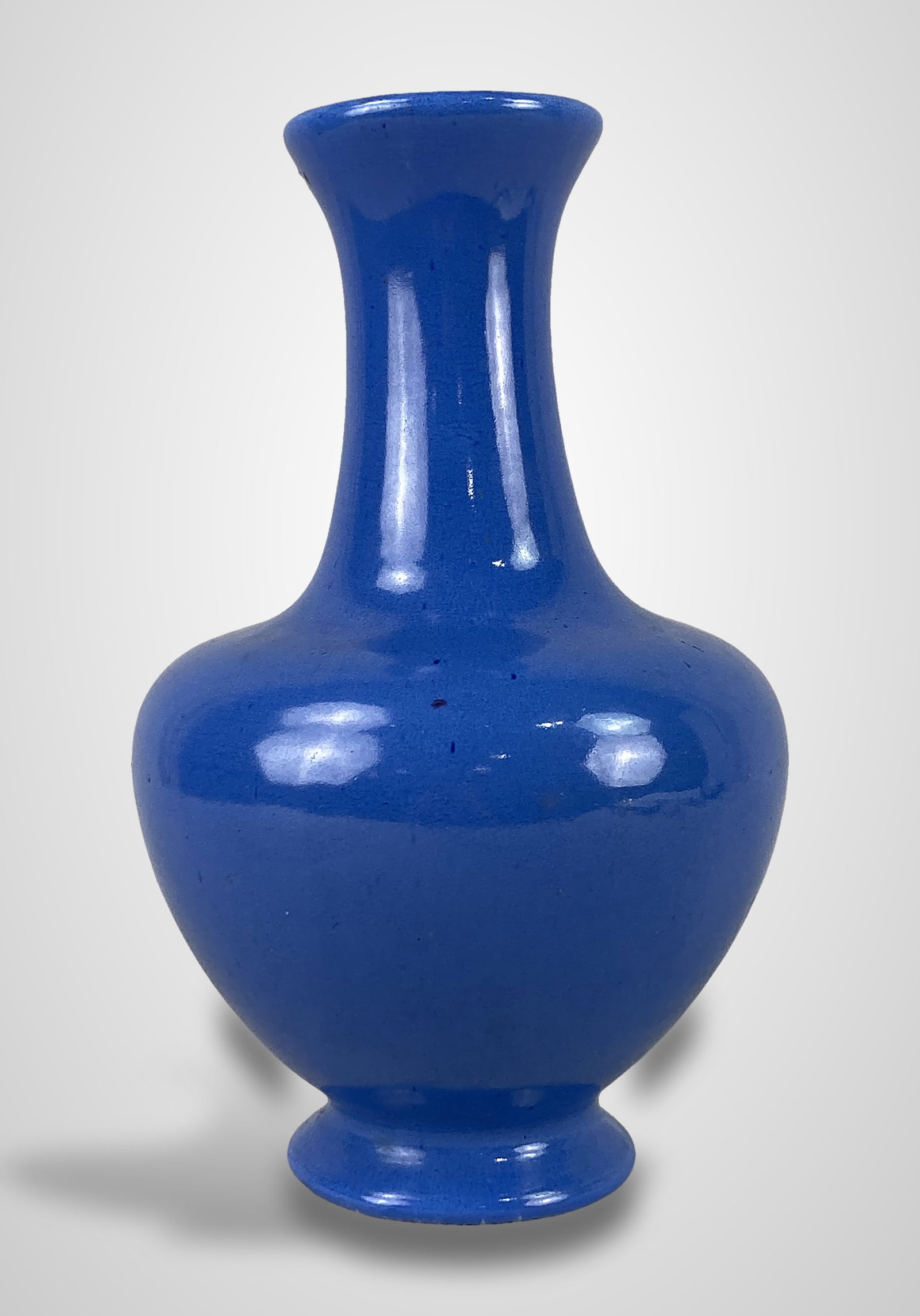 Early 20th Century Marmor Blue Flower Vase - 2