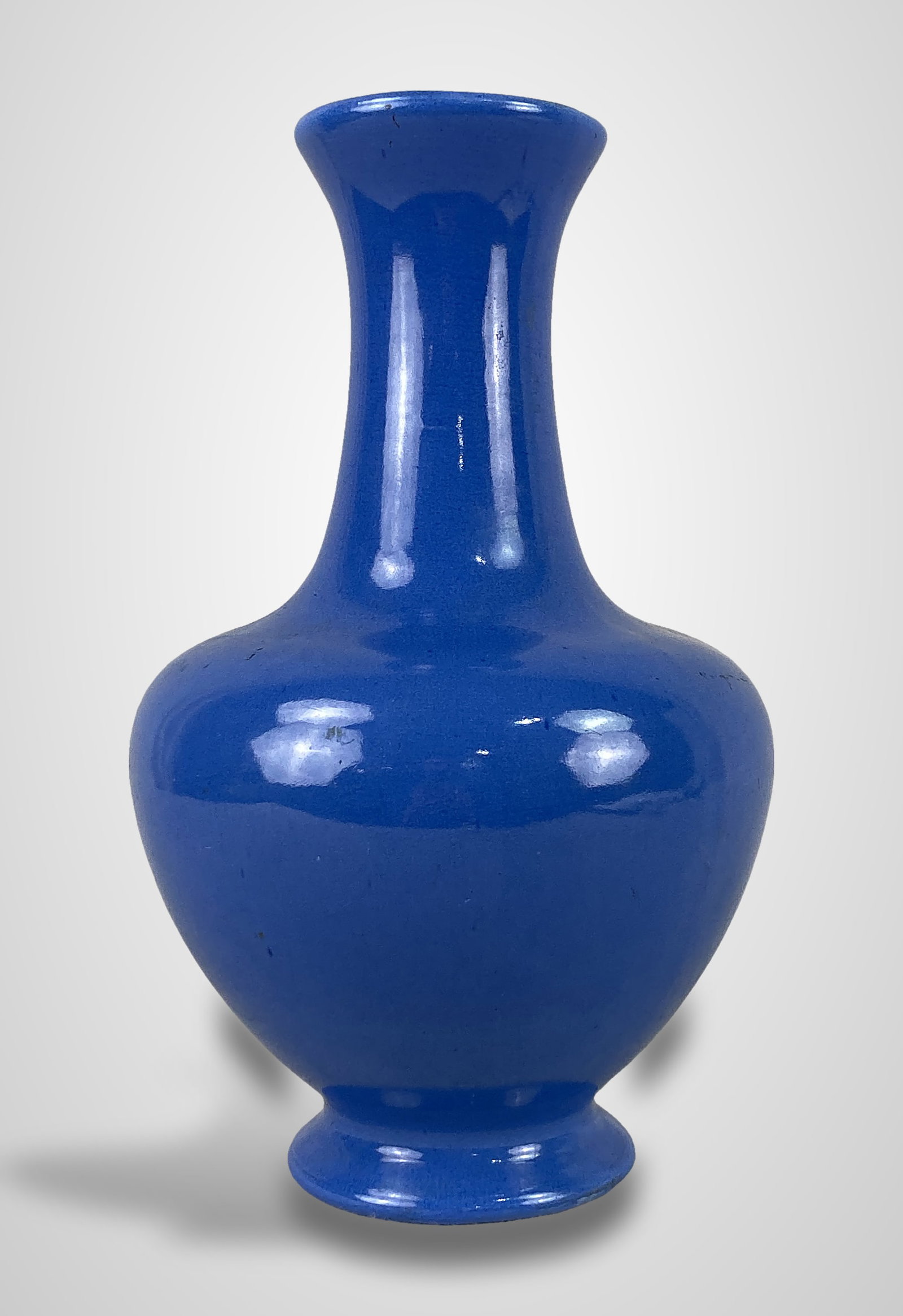 Early 20th Century Marmor Blue Flower Vase - 3