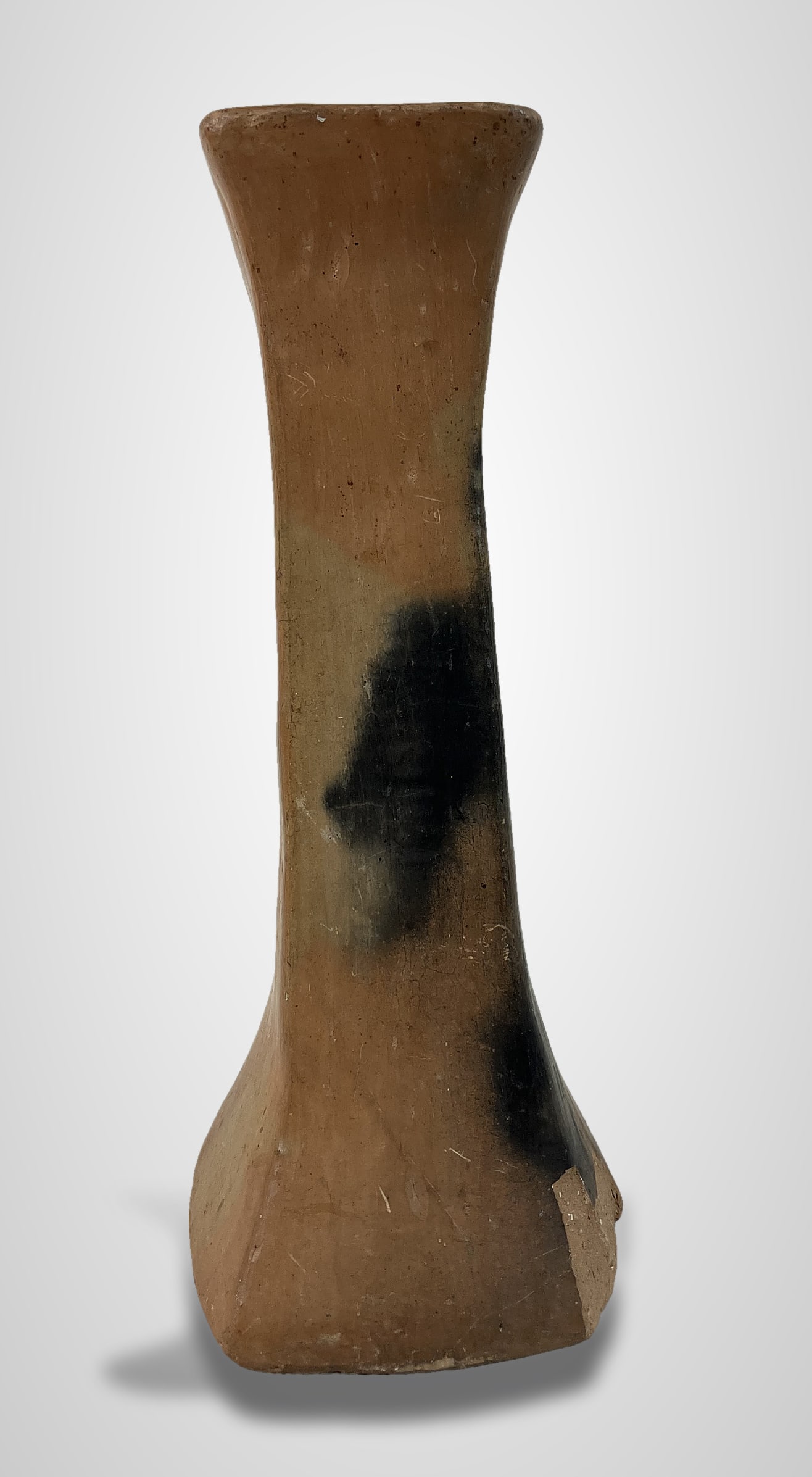 Catawba Indian Pottery Candlestick - 3