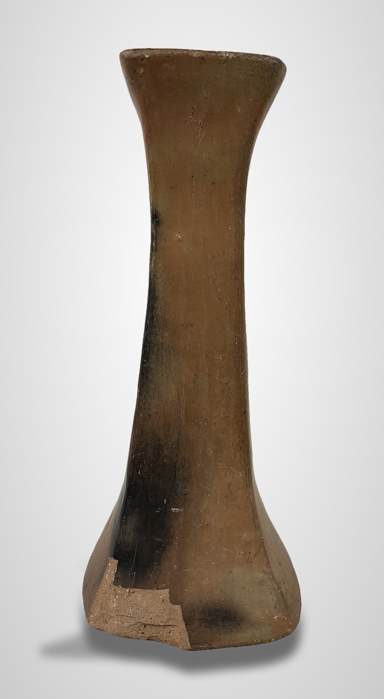 Catawba Indian Pottery Candlestick - 4