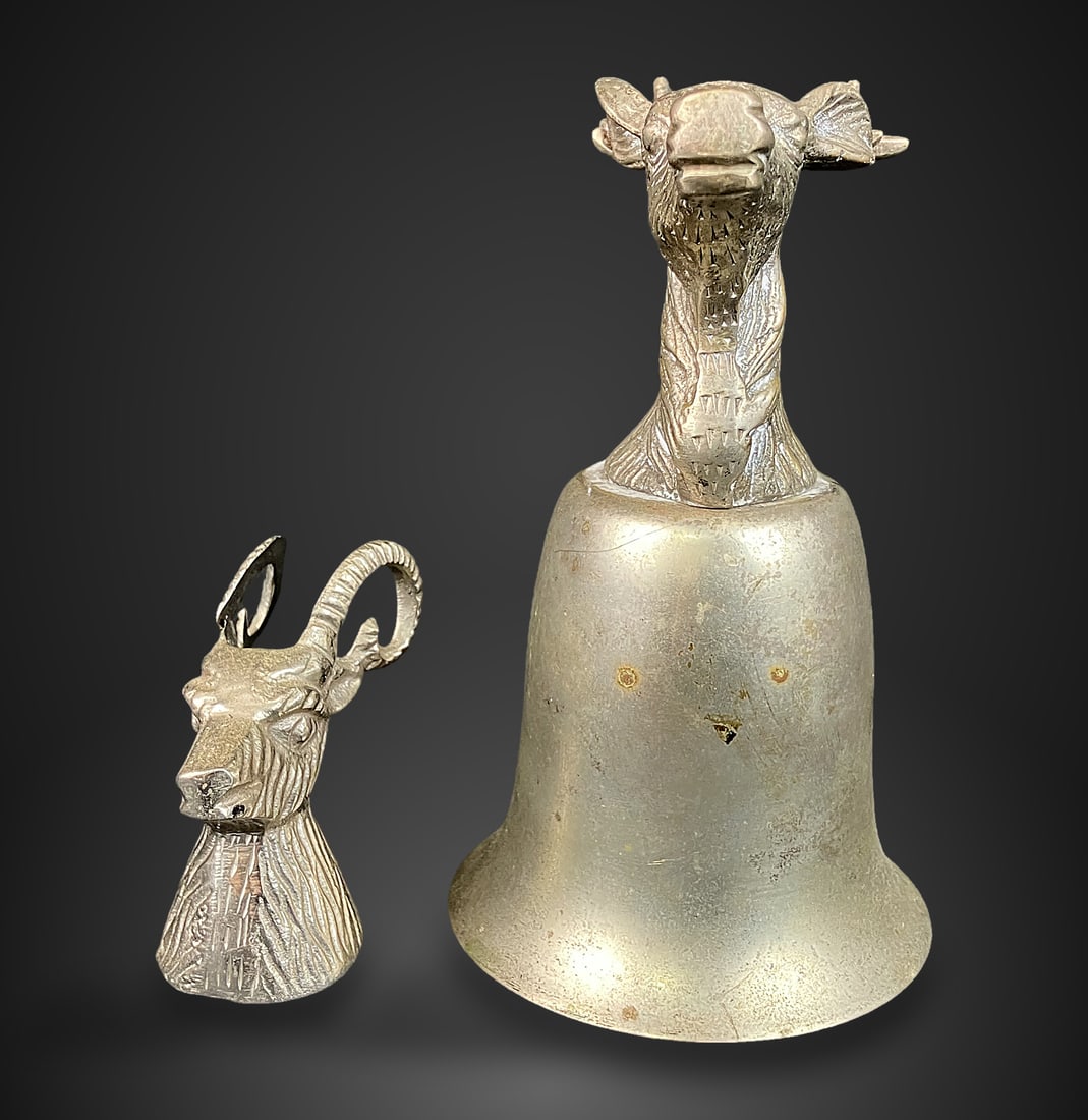 Stag Head Pewter Stirrup Cup - 5
