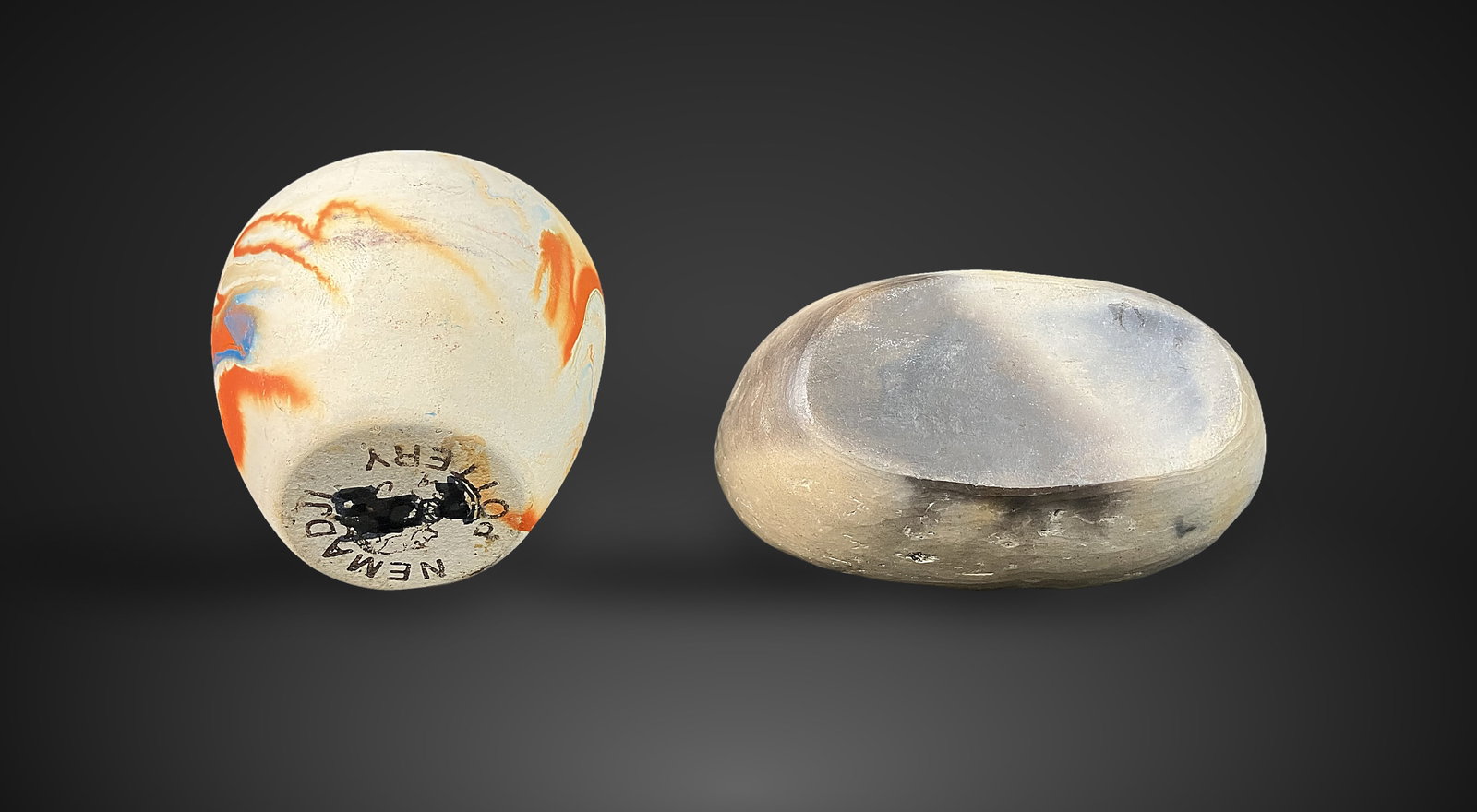 Pottery Duo Including Catawba Indian - 8