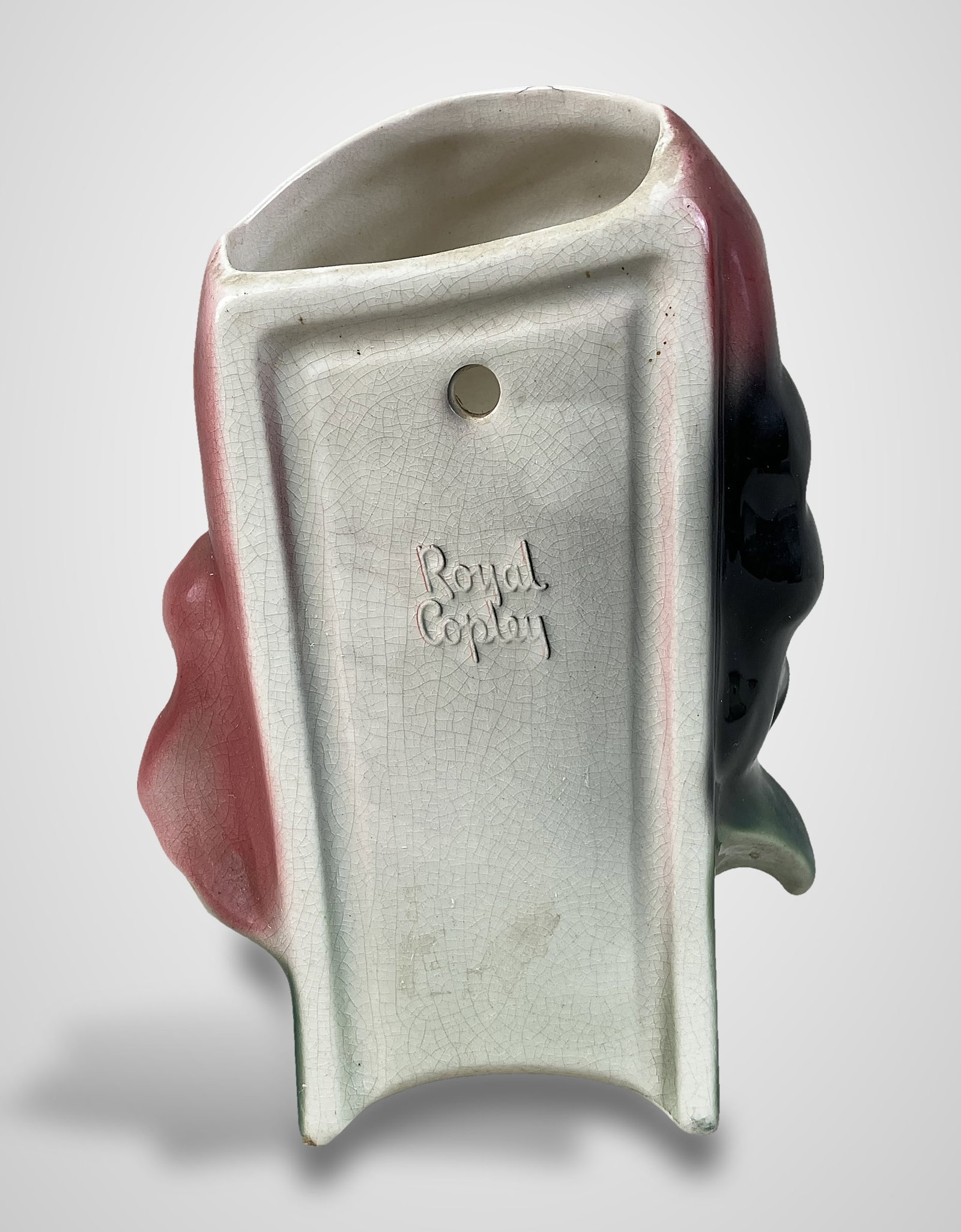 Royal Copley Pirate Bust Planter - 4