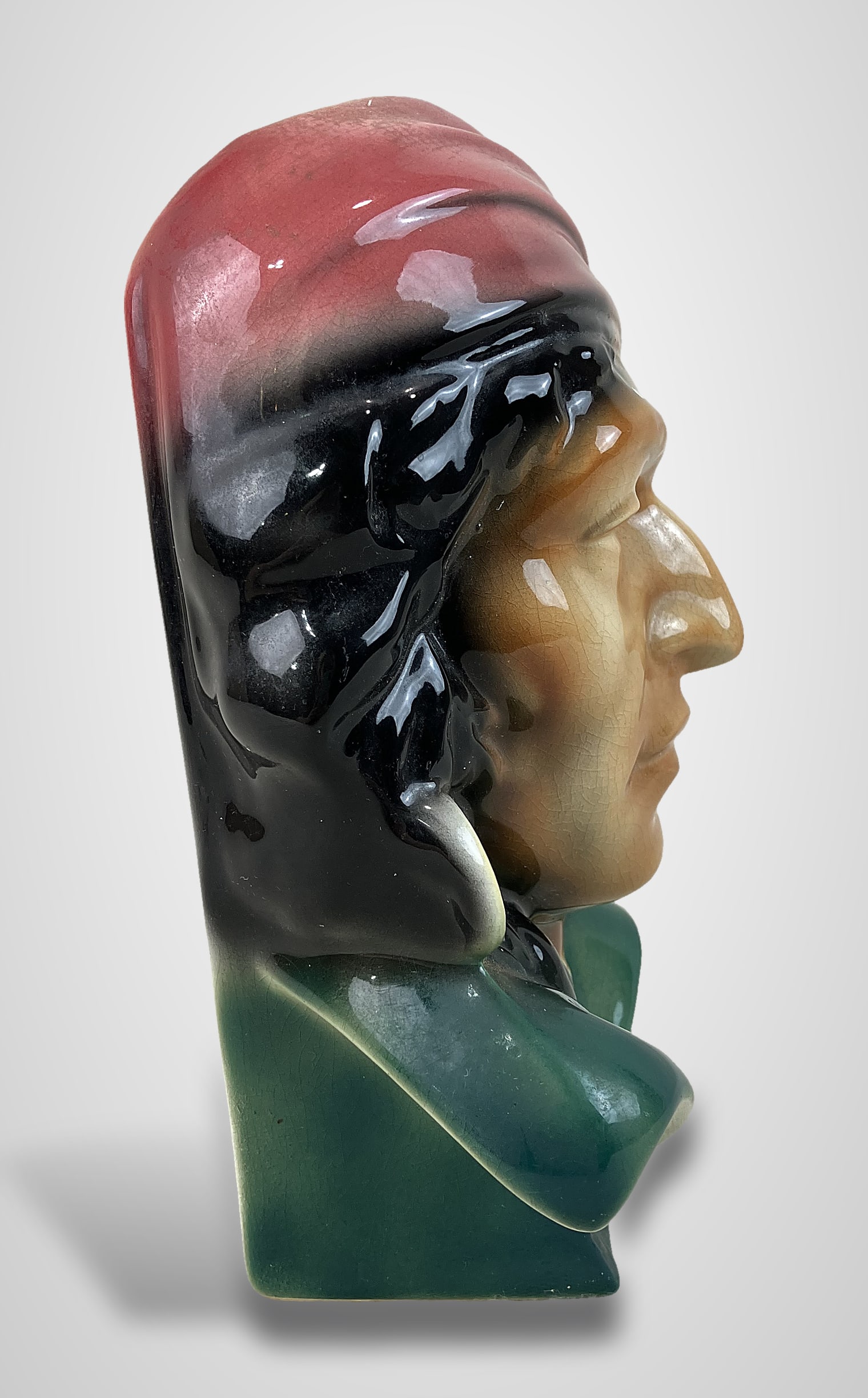Royal Copley Pirate Bust Planter - 6