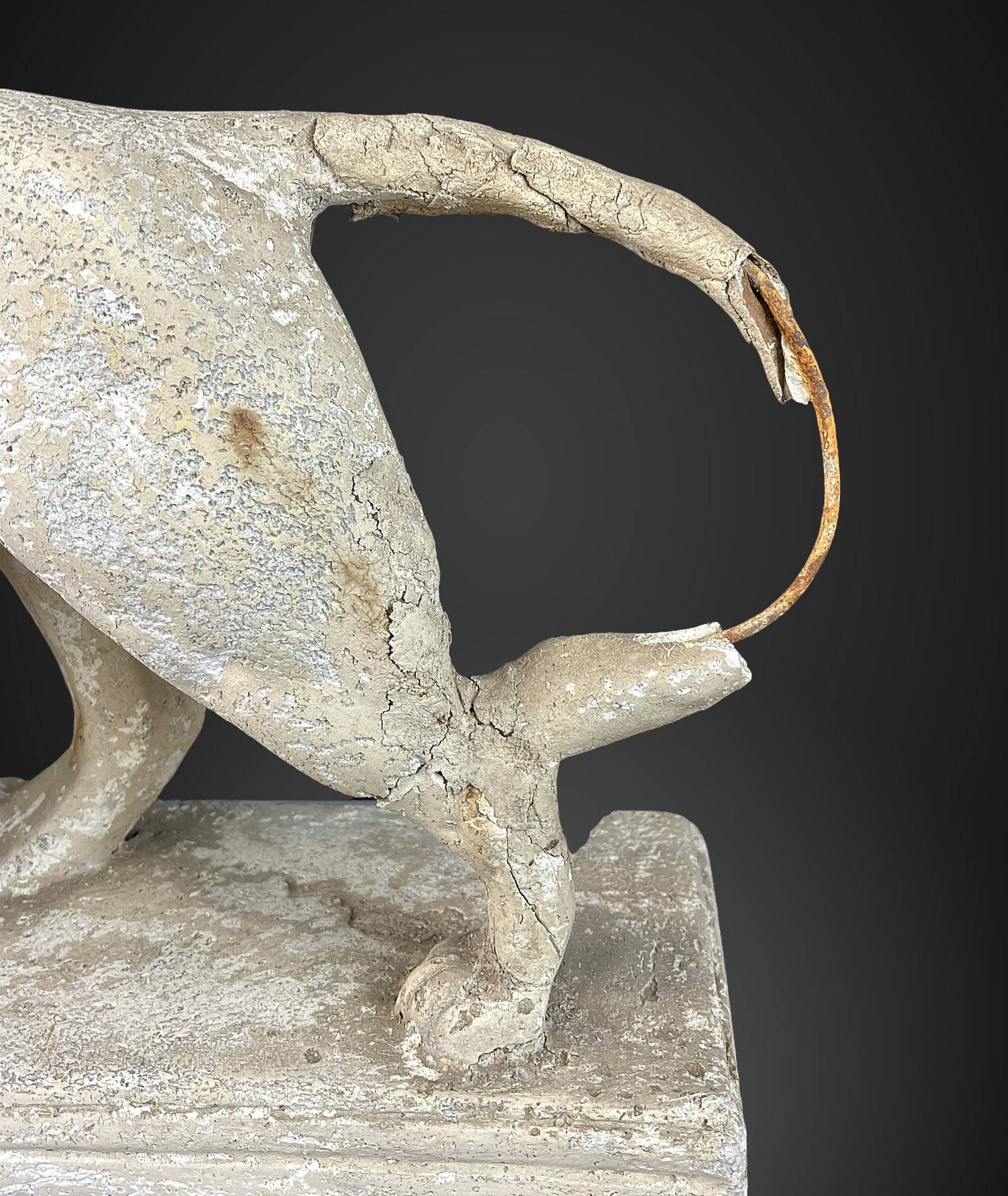 Prowling Lion Sculpture - 4