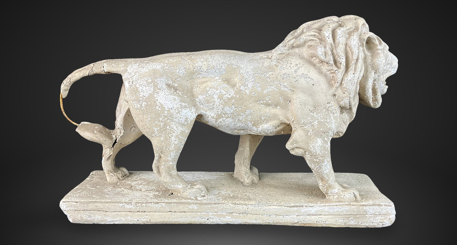 Prowling Lion Sculpture - 7