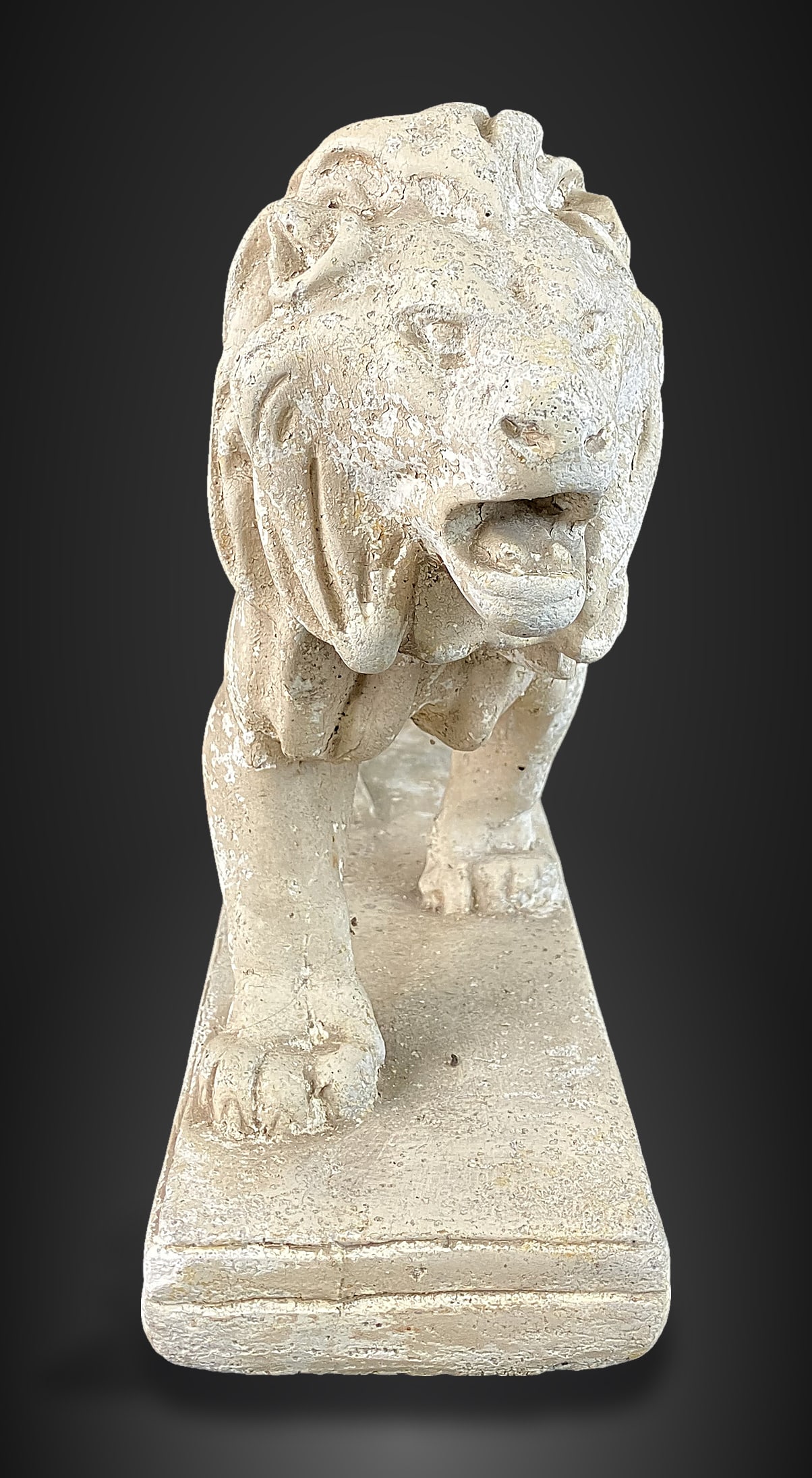 Prowling Lion Sculpture - 9