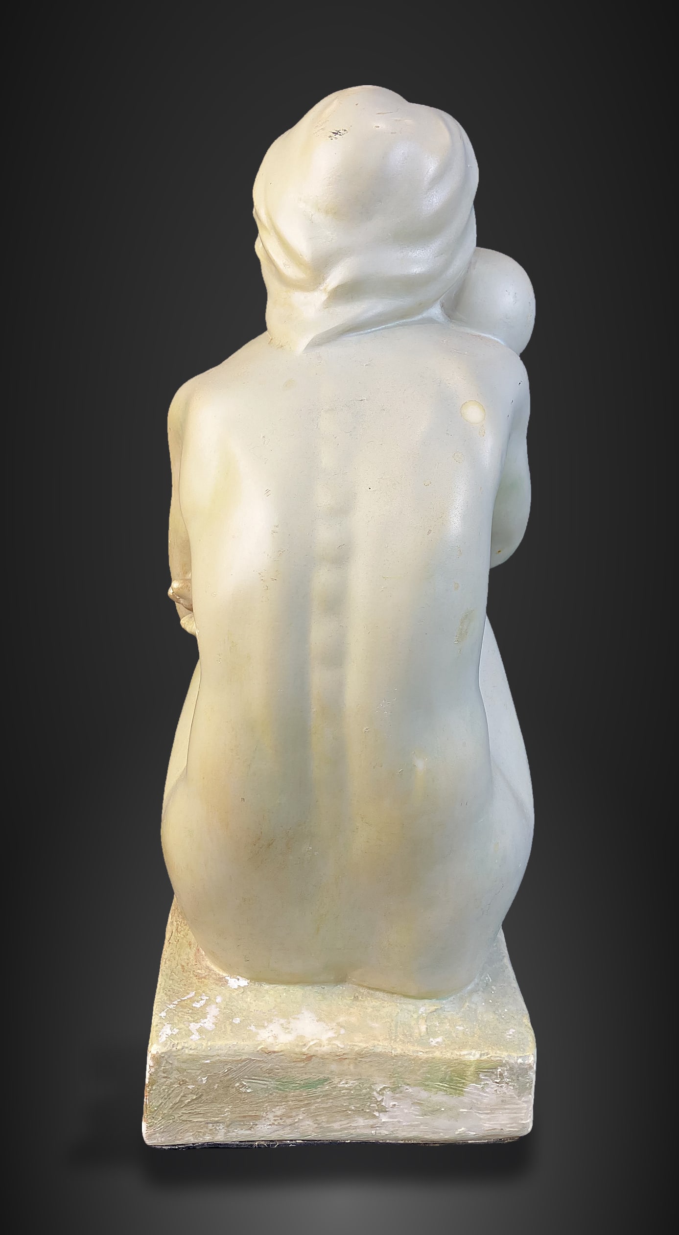 Modernist Mother Embracing Child Sculpture - 7