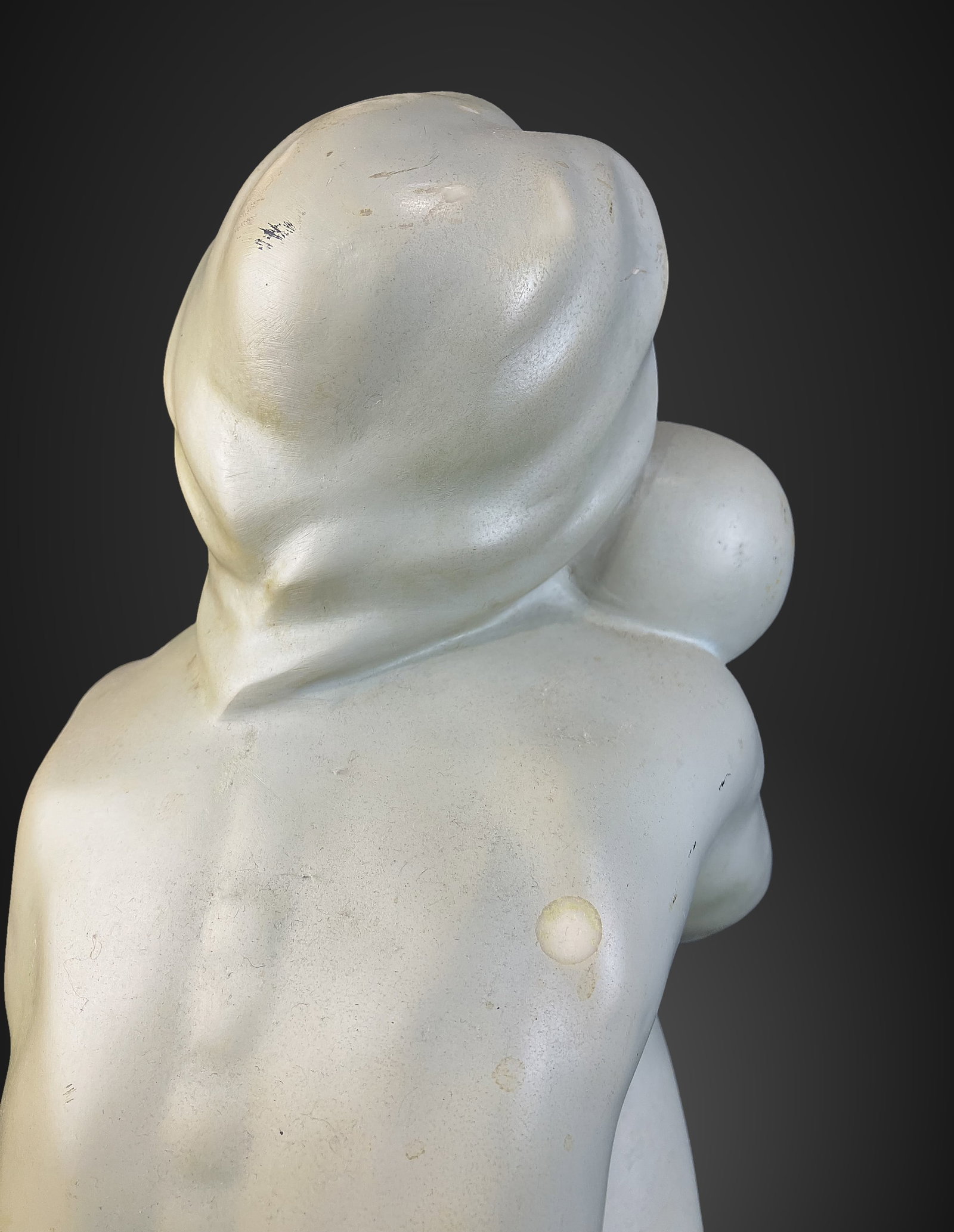 Modernist Mother Embracing Child Sculpture - 8