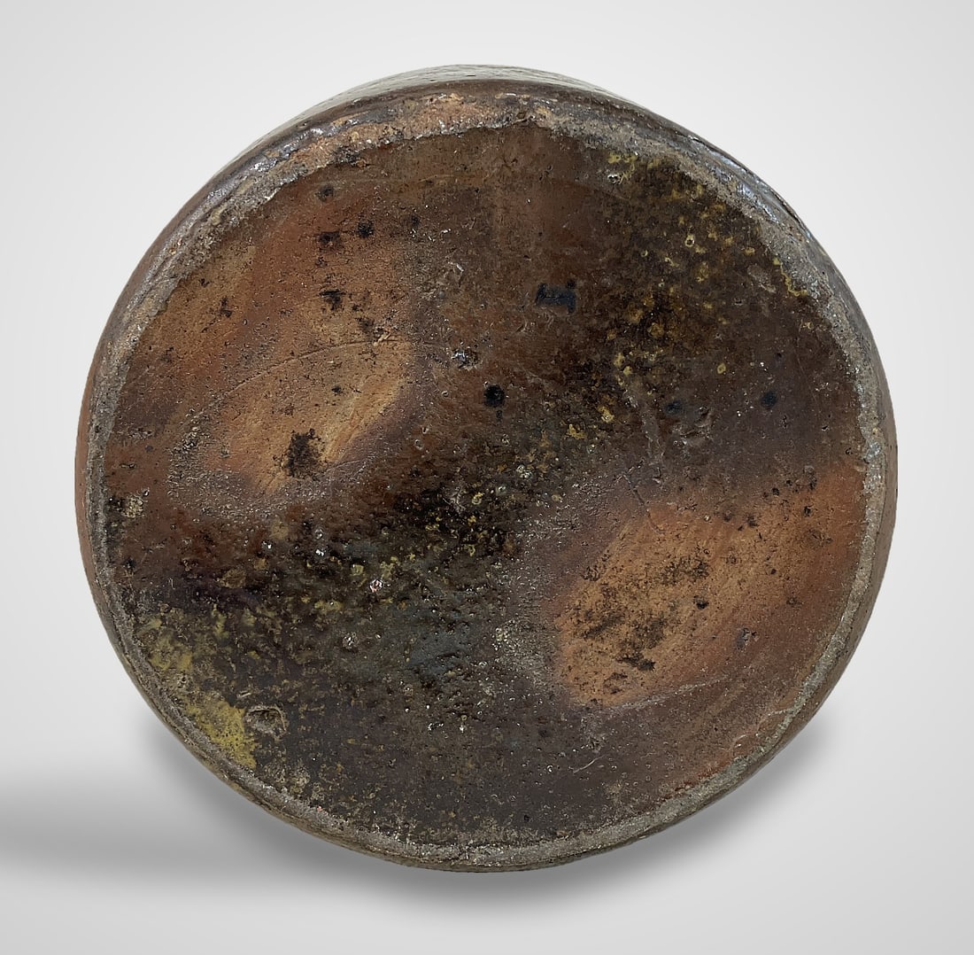 Glazed Stoneware Storage Jar - 8