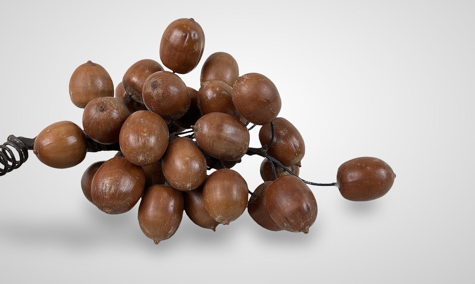 Carved Wood Grapes - 3
