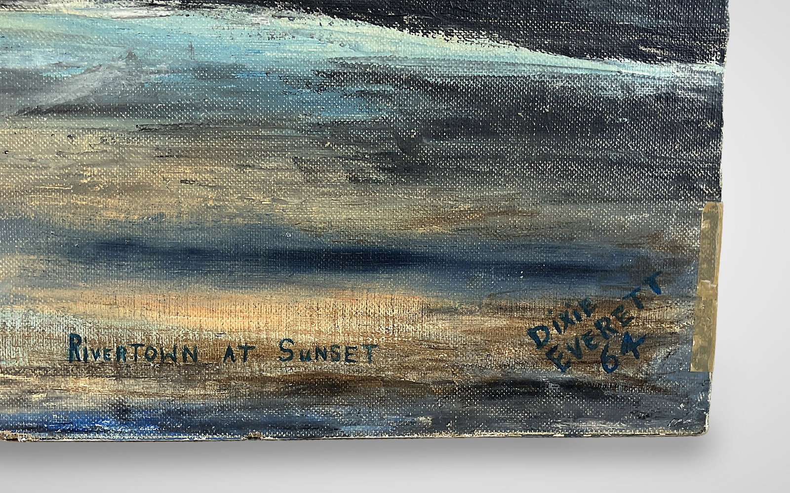 Dixie Everett, Modernist Cityscape, Oil Painting - 4