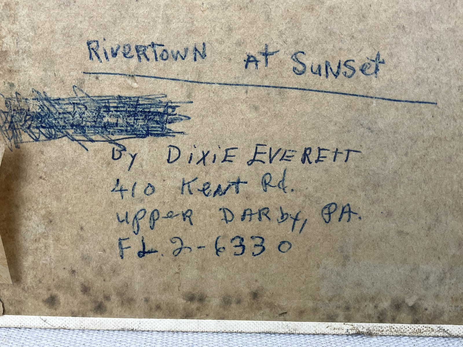 Dixie Everett, Modernist Cityscape, Oil Painting - 8