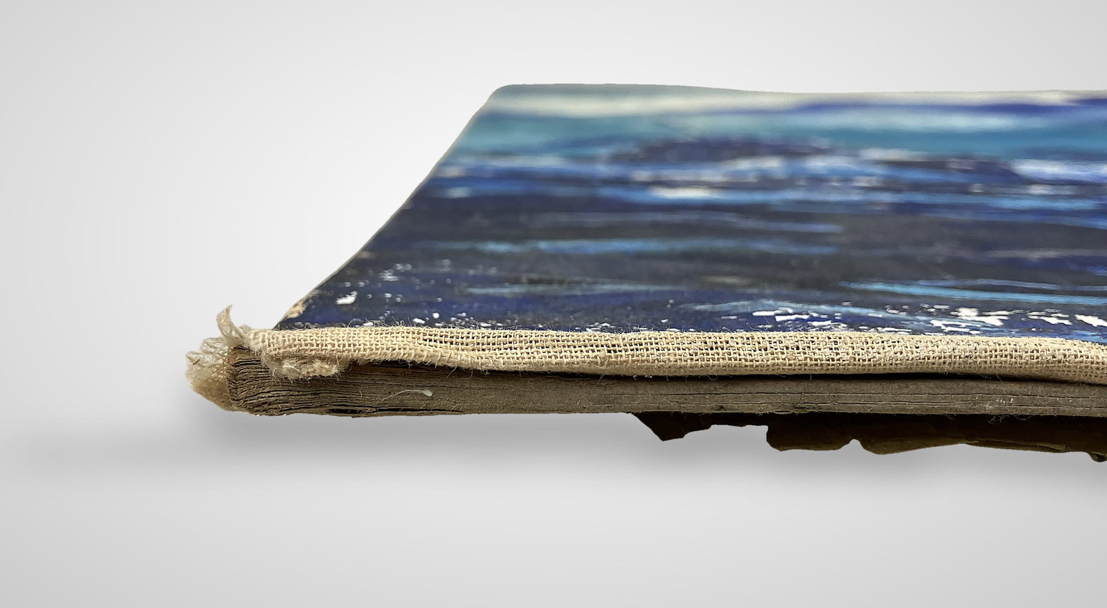 Stewart Scheetz, Battleship Seascape, Oil Painting - 5