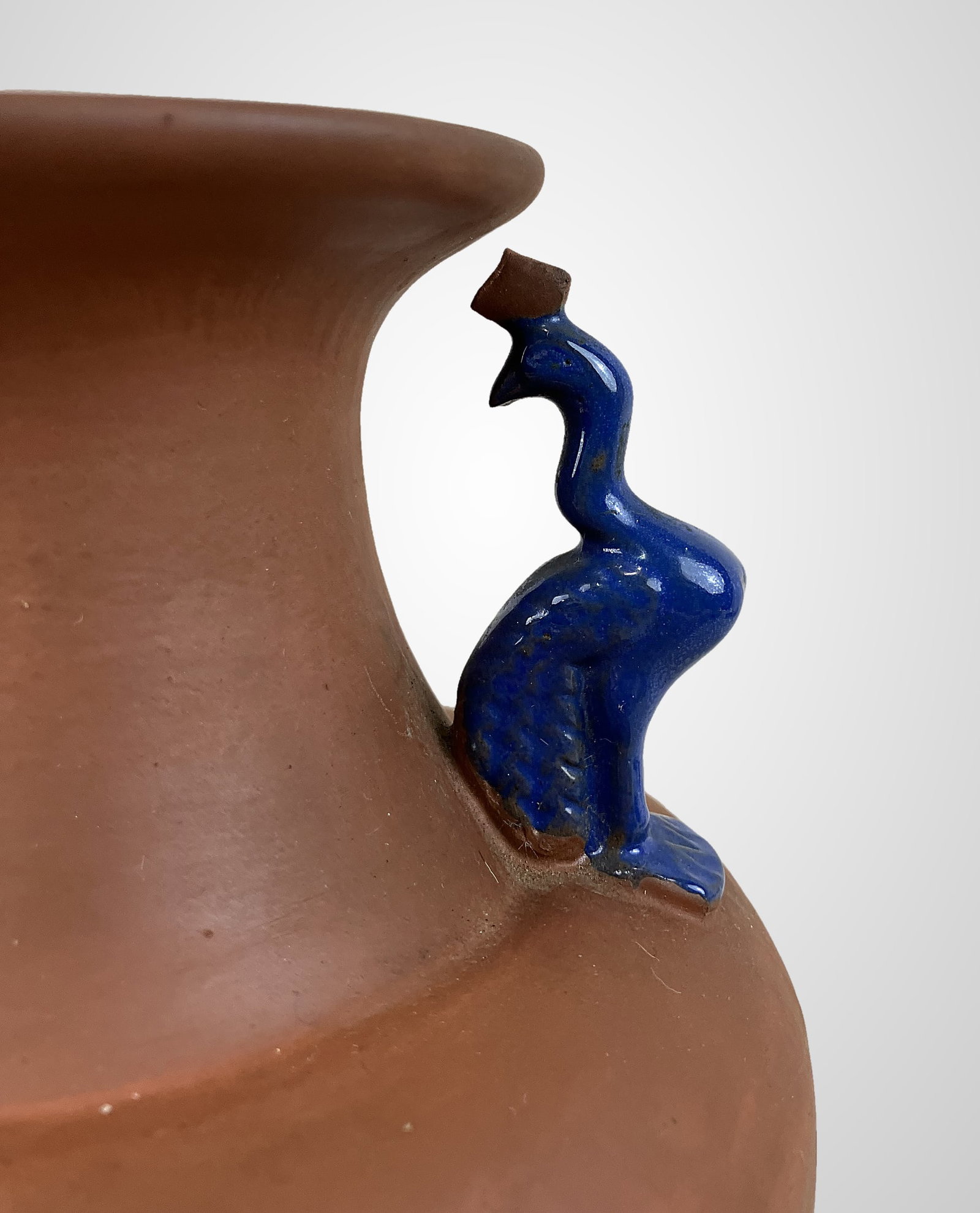 Chinese Redware Pottery Vase - 2