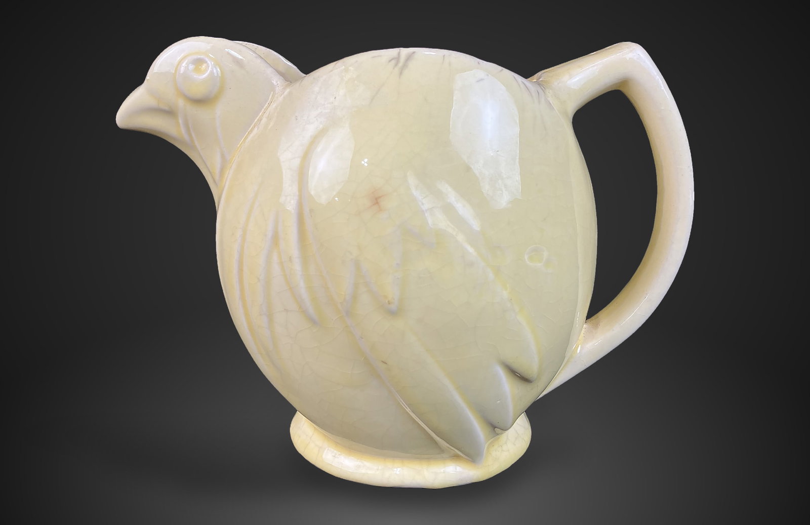 McCoy Pottery Yellow Chicken Pitcher - 2