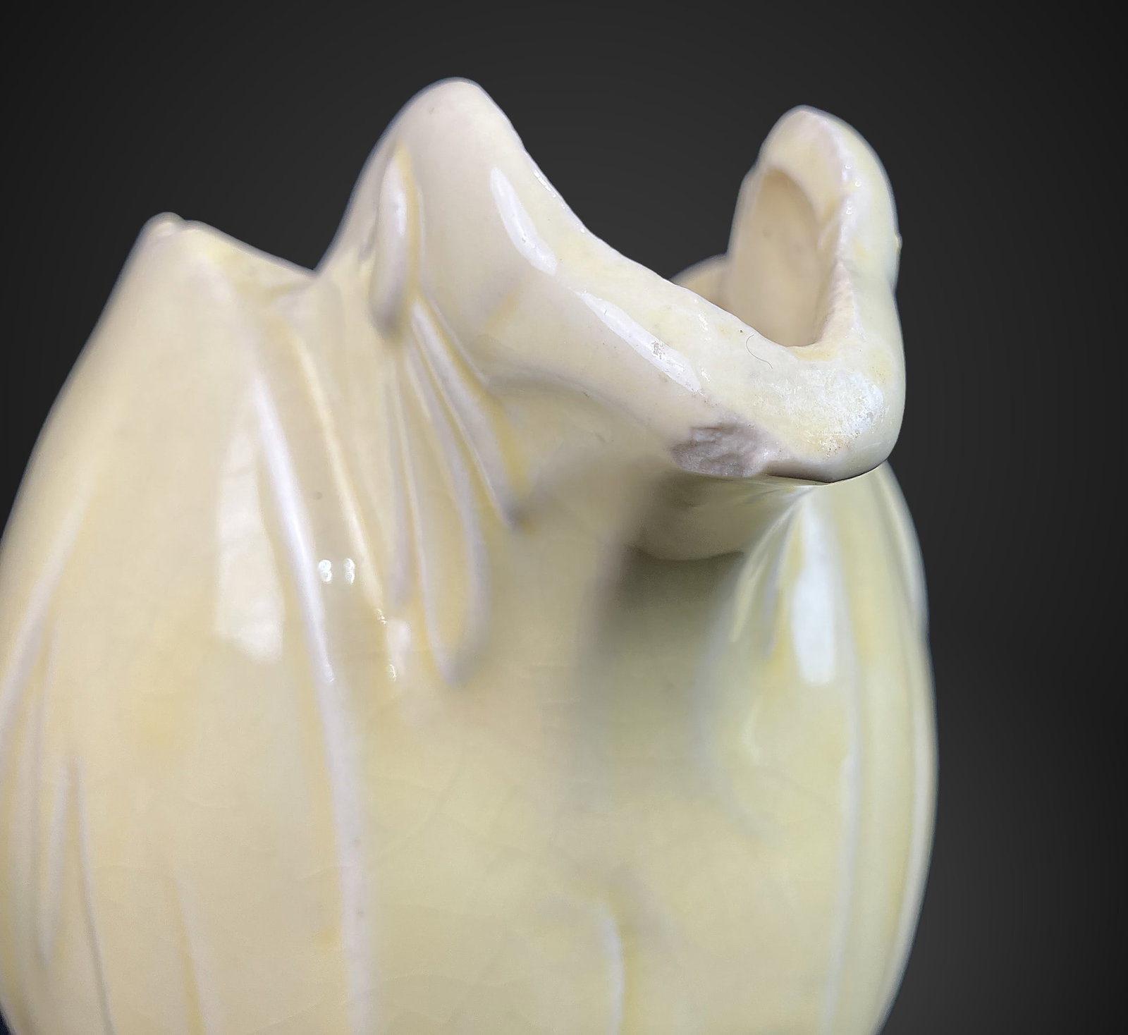McCoy Pottery Yellow Chicken Pitcher - 8