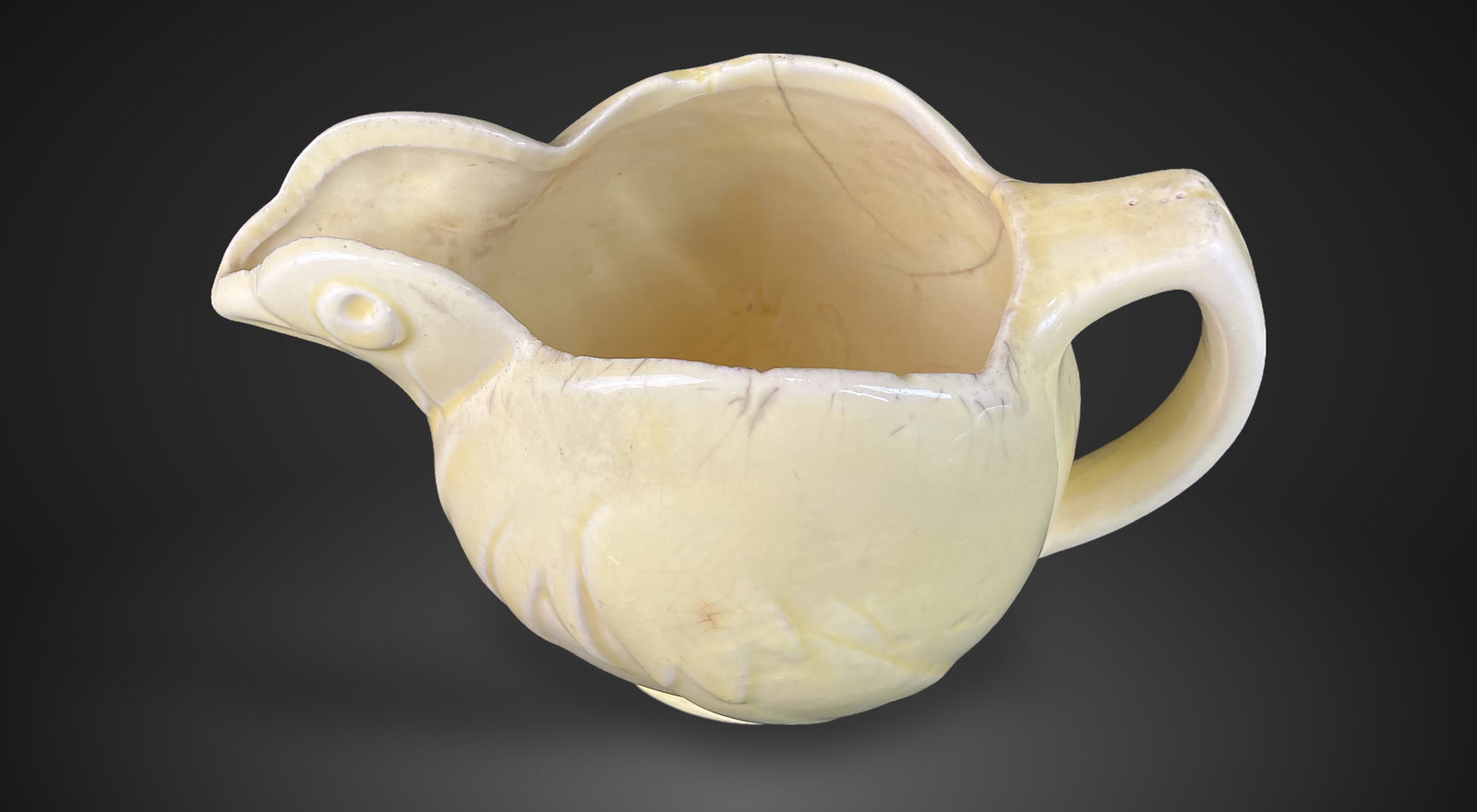 McCoy Pottery Yellow Chicken Pitcher - 9