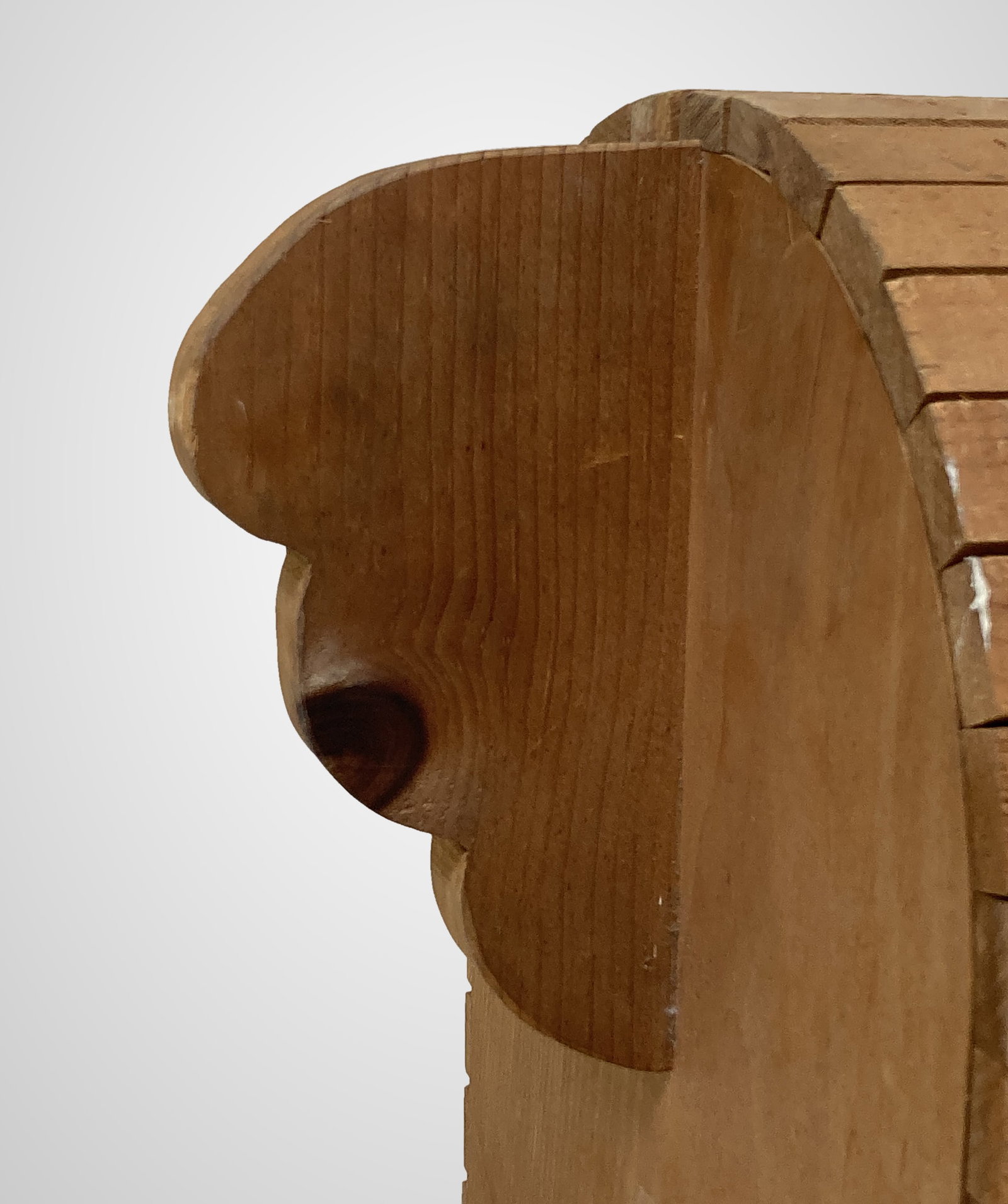 Pine Tambour Box - 7