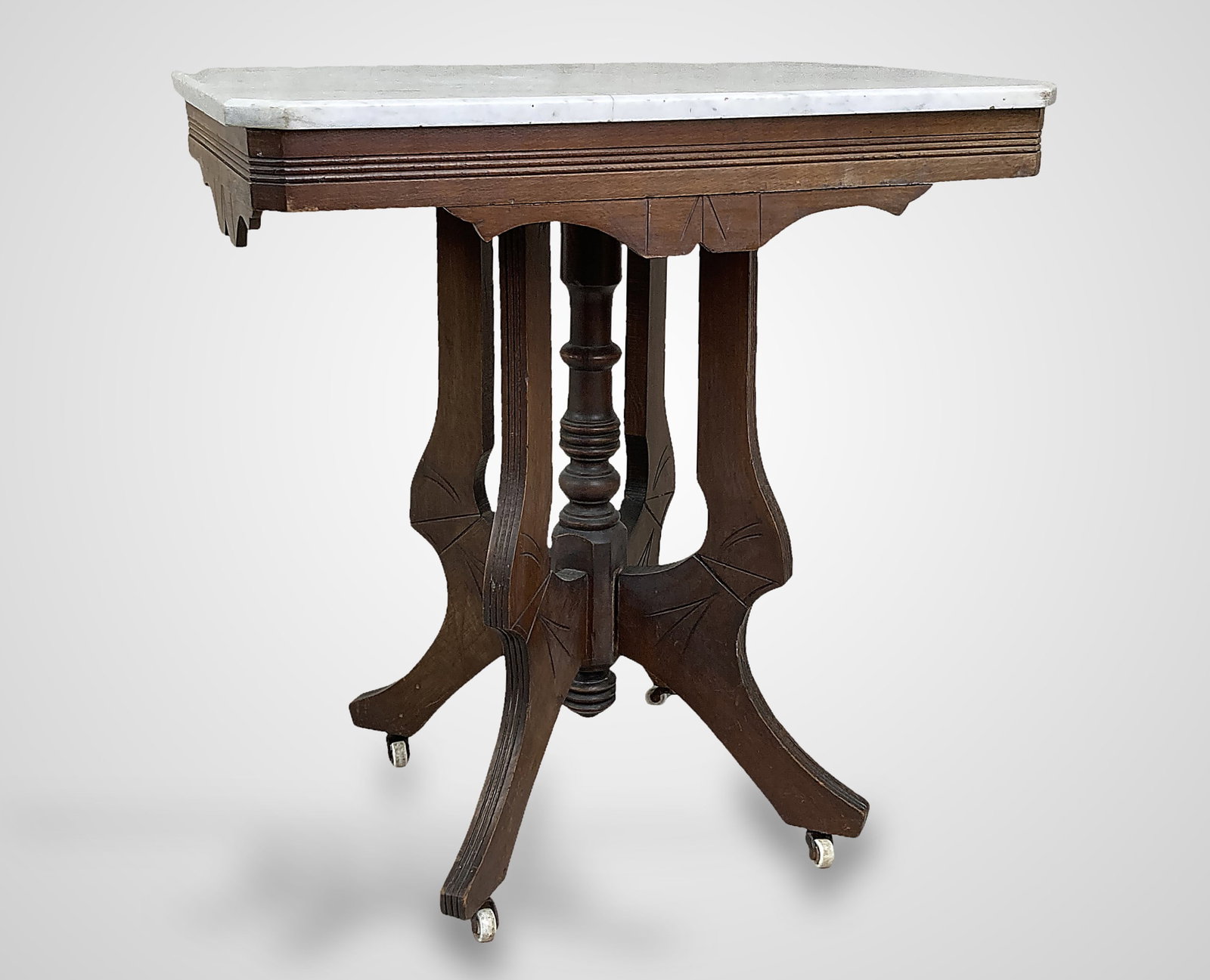 Eastlake Marble Top Table (1 of 8)