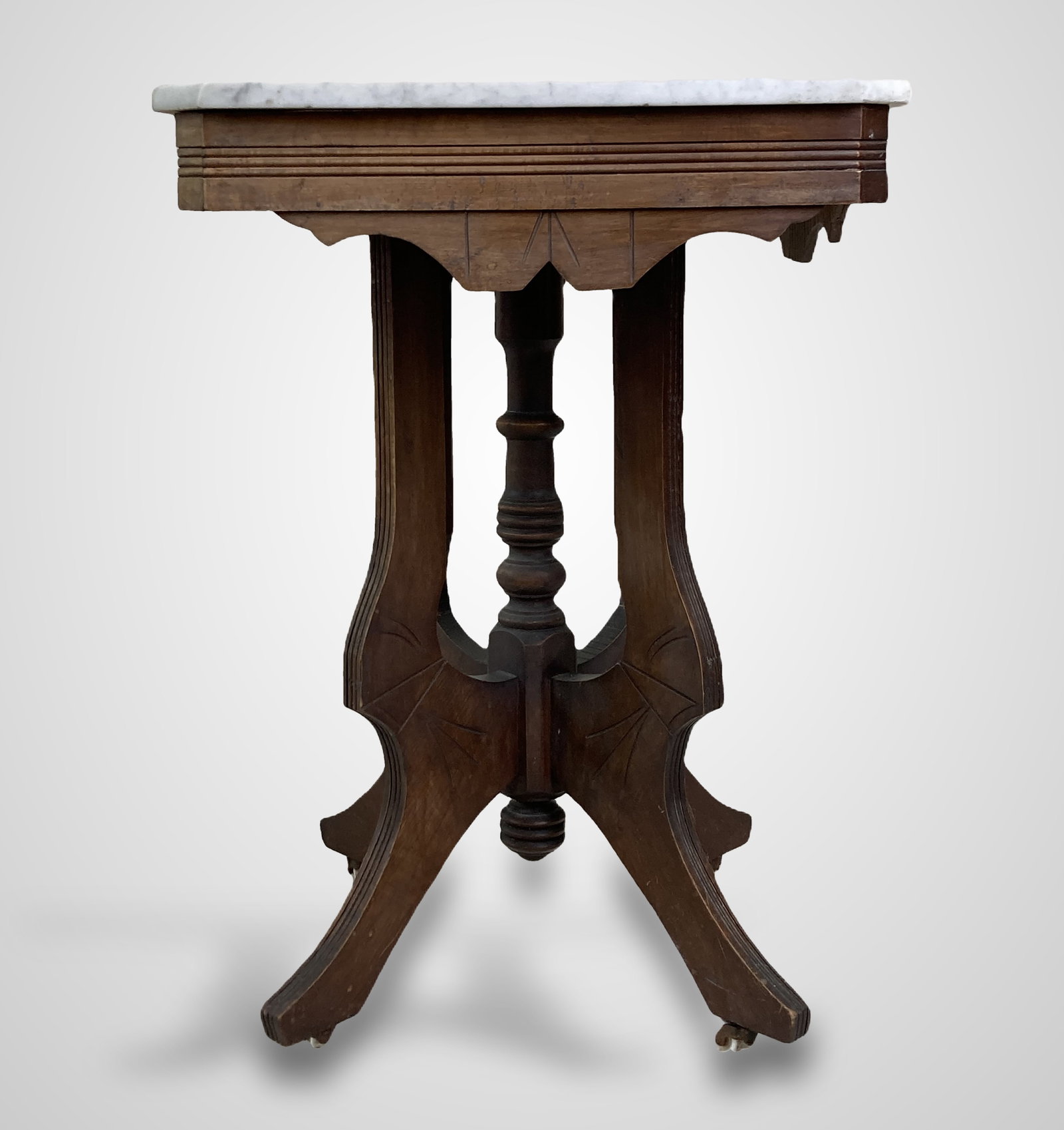 Eastlake Marble Top Table - 5