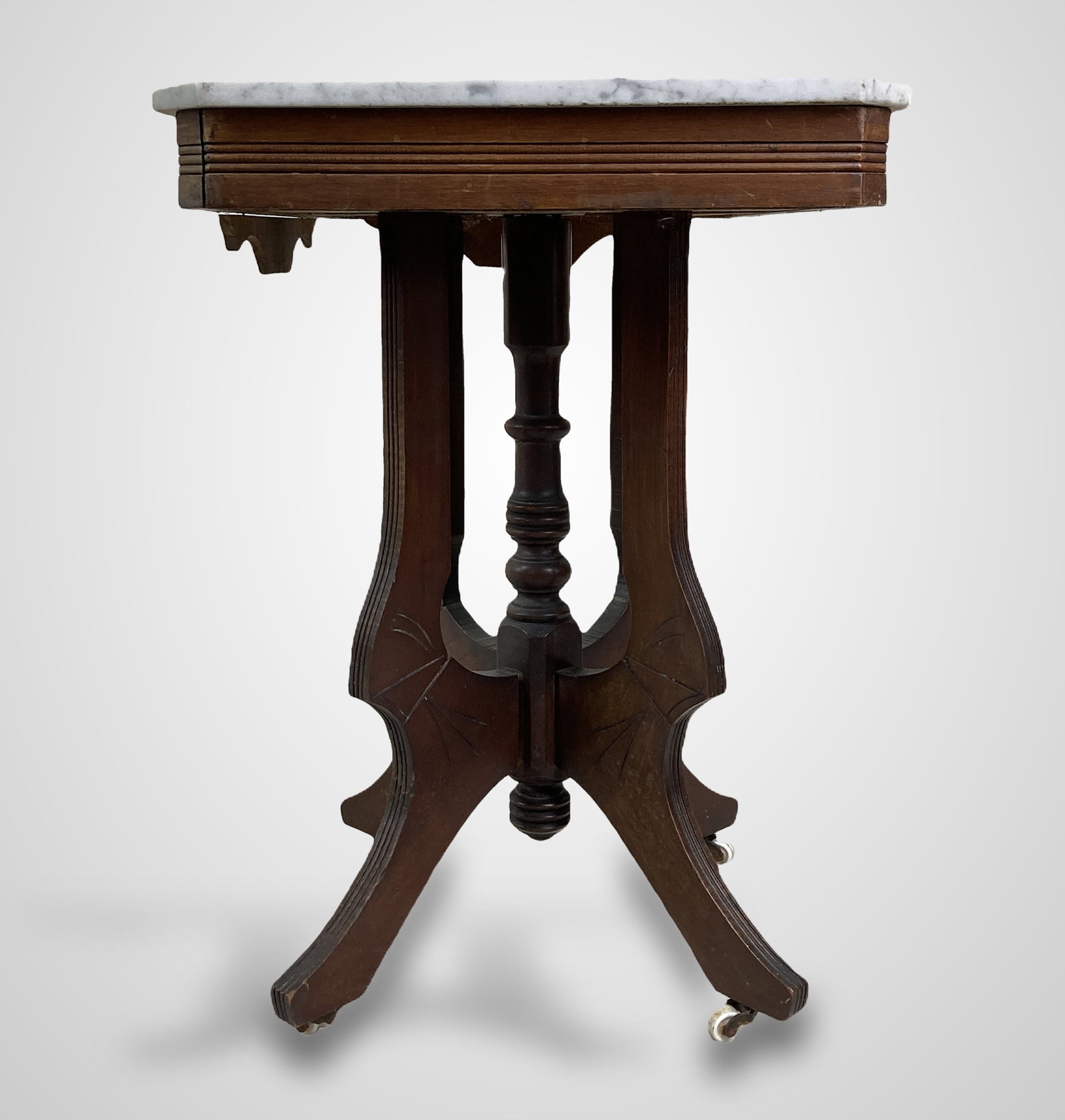Eastlake Marble Top Table - 7
