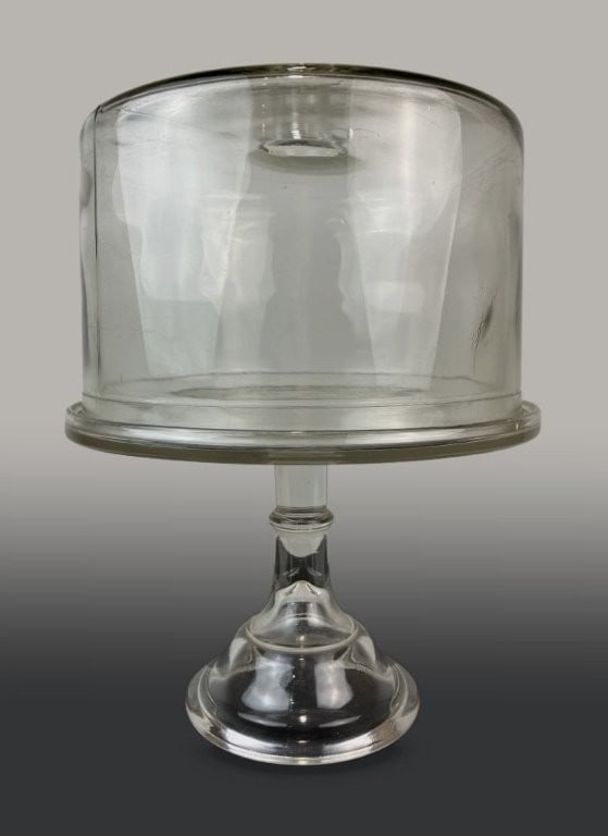 19th Century Glass Dome Cake Stand - 4
