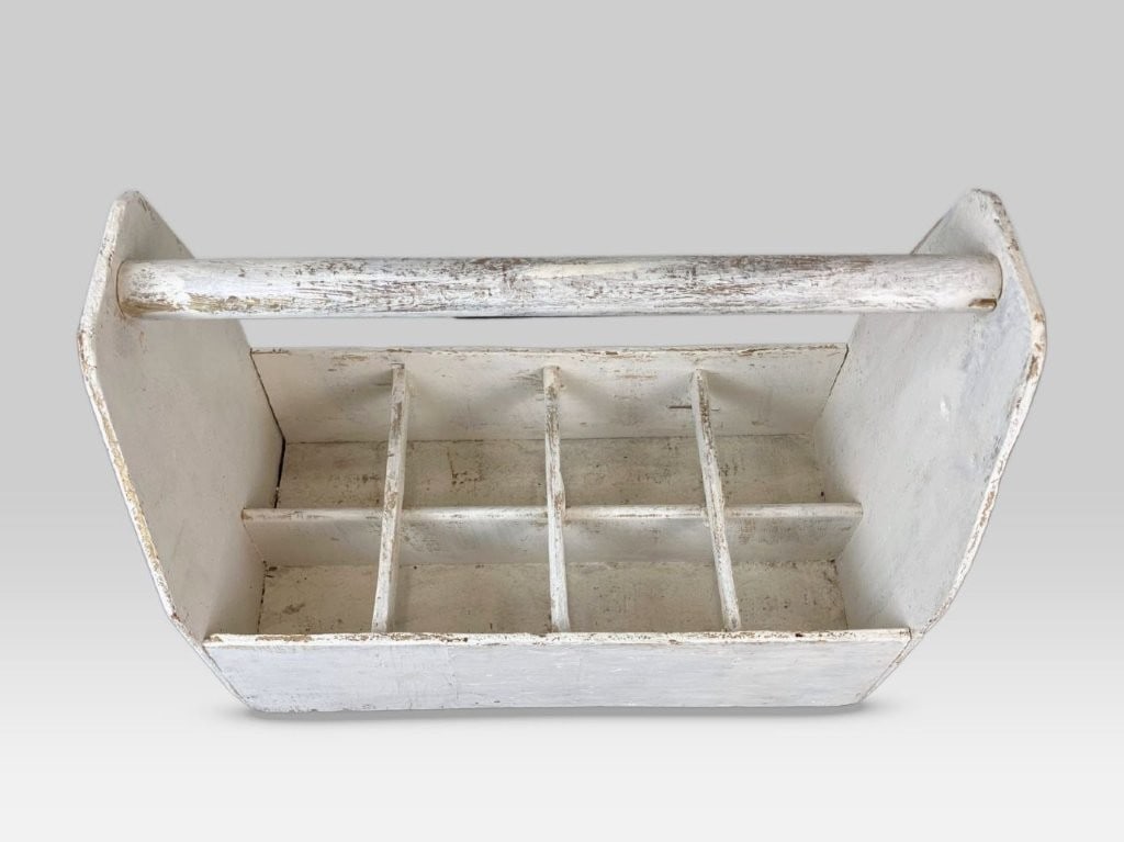 Primitive Painted Caddy - 2
