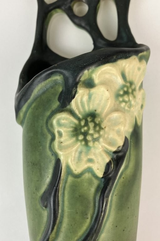 Roseville Pottery Dogwood Wall Pocket - 2