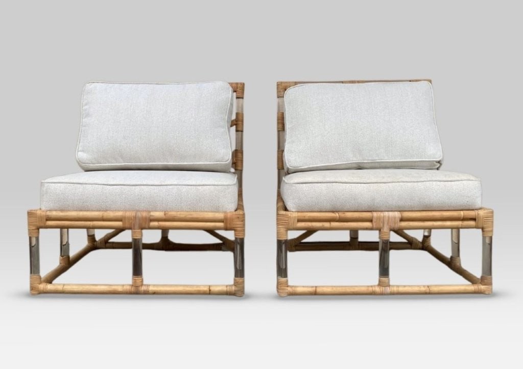 Pair Of Sea Cliff Slipper Chairs - 2