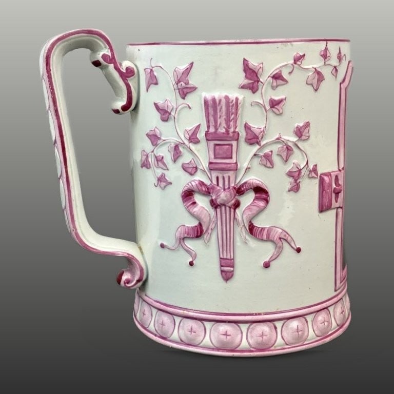 19th-Century Pearlware English Mug - 3