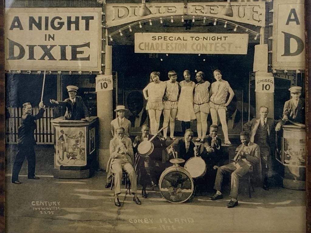 Edward J. Kelty, African American Performers at Coney Island, Print - 2