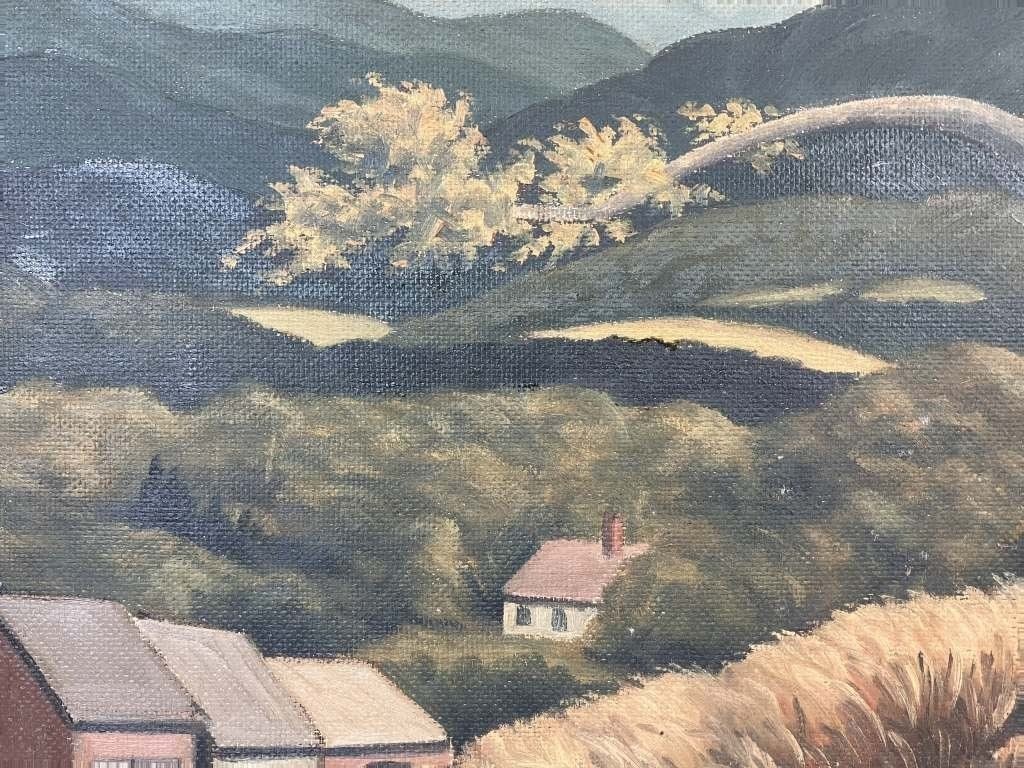 20th-Century American School Country Landscape - 2