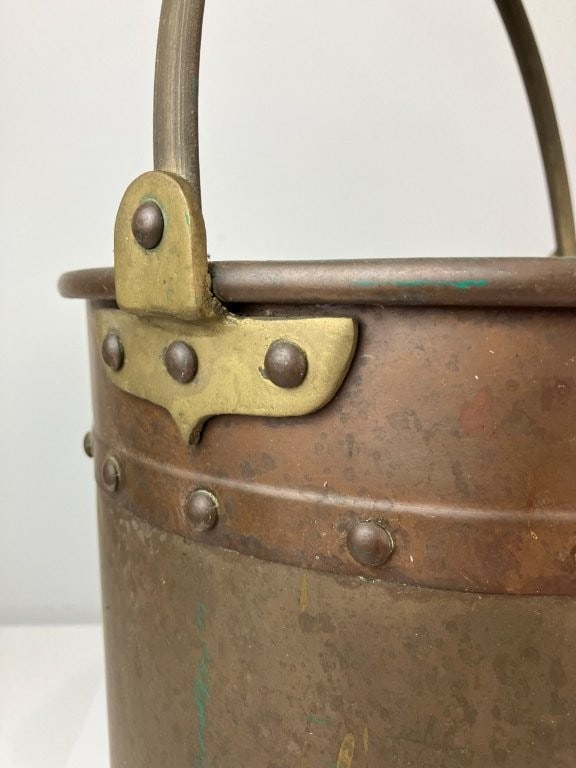 Pair of Copper and Brass Buckets - 2