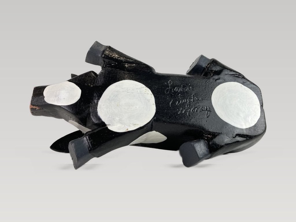 Lonnie and Twyla Money Folk Art Pig - 9