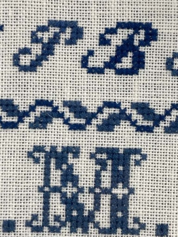 1914 Needlepoint Sampler - 3