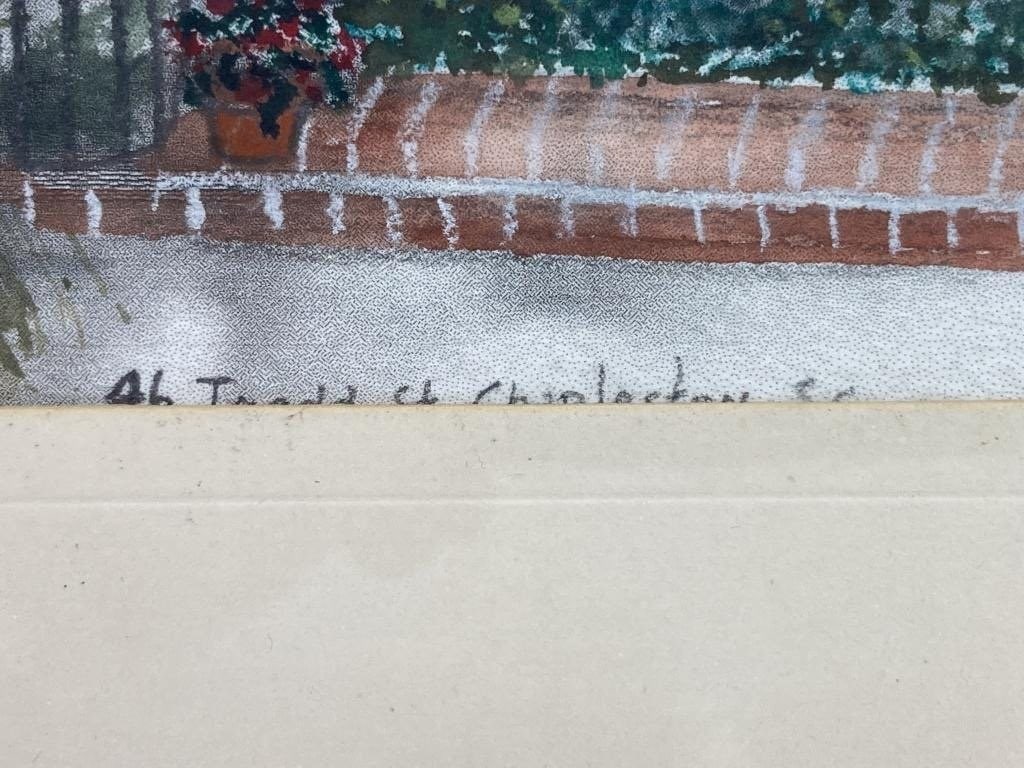 Signed, Charleston, Hand-Colored Print - 4