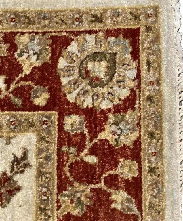 Hand-Knotted Pakistani Ziegler Rug - 3