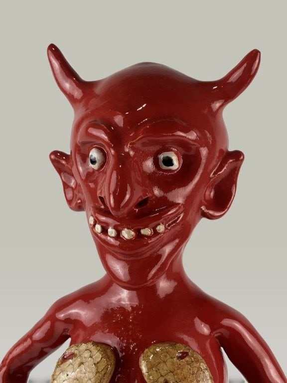 Marvin Bailey Pottery Red Devil - 2