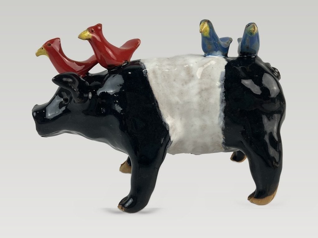 Lynn Bailey Pottery Pig - 2
