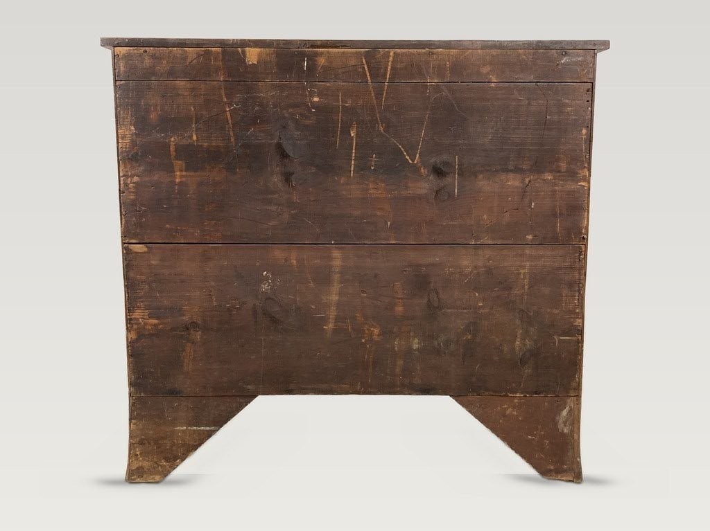American Hepplewhite Maple Chest - 7