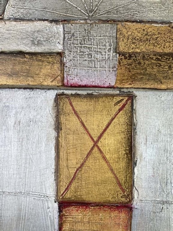 Modernist Mixed Media Painting - 2