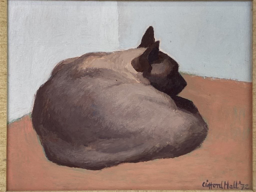 Clifford Hall, Siamese Cat, Oil Painting - 2