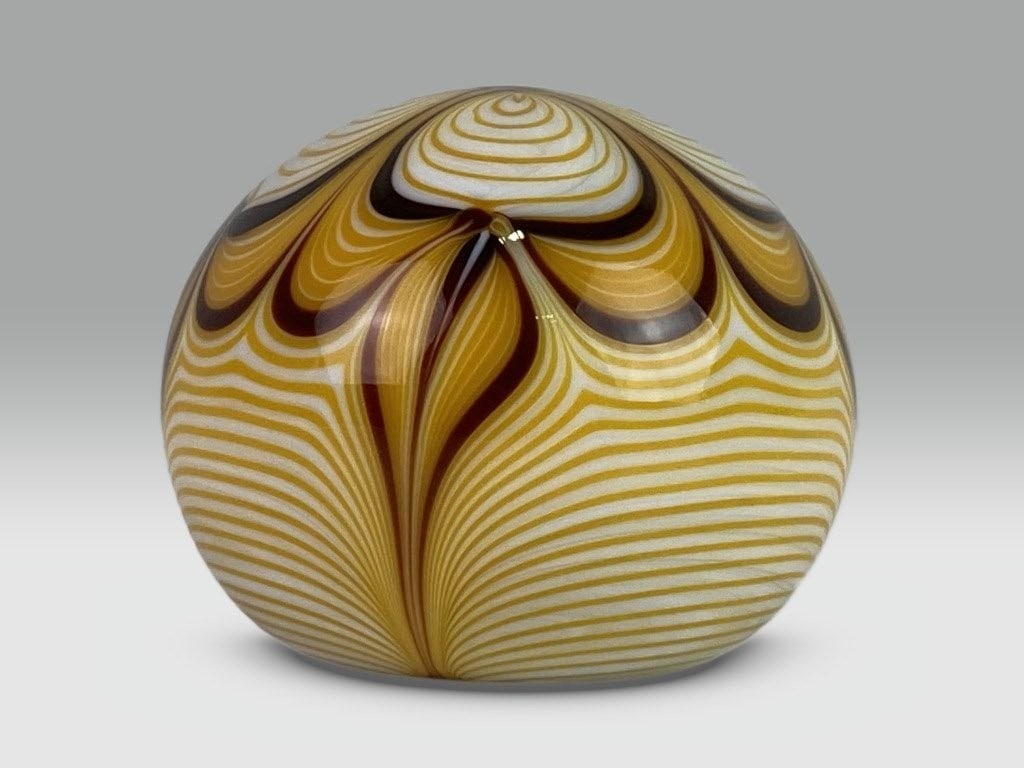 Steven Smyers Art Glass Paperweight - 2