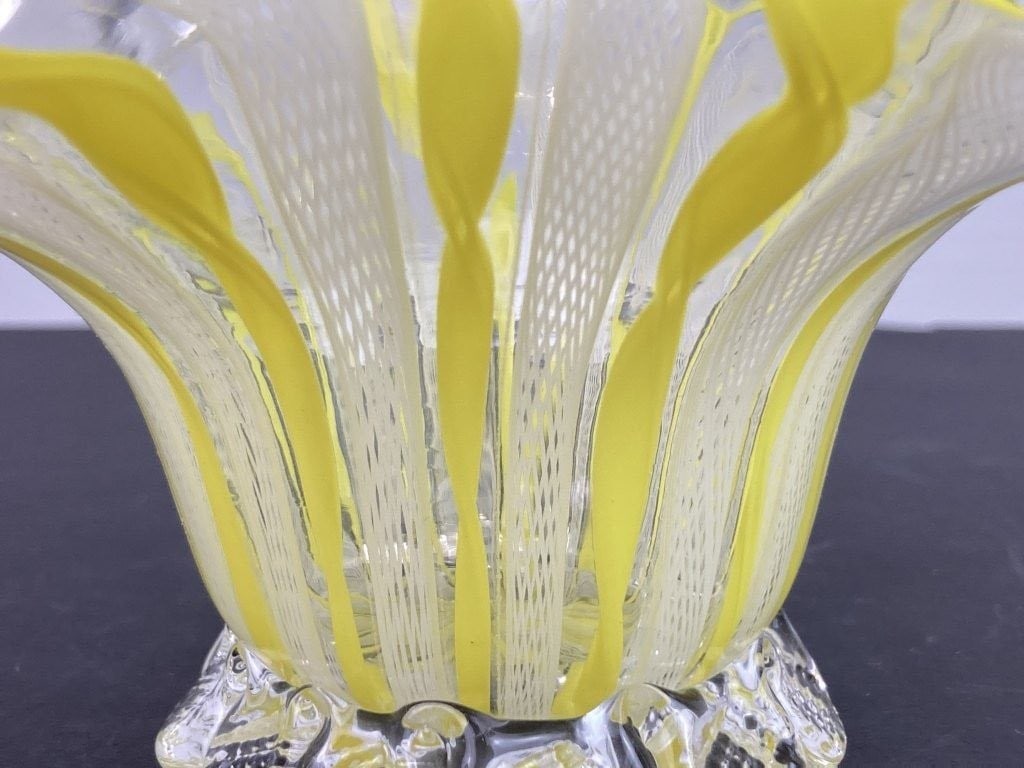 Murano Art Glass Basket - 2