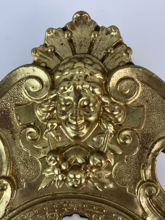 Gustav Becker Brass Ormolu Wall Clock - 4