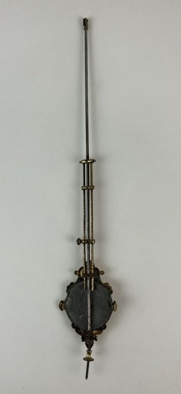 Gustav Becker Brass Ormolu Wall Clock - 7